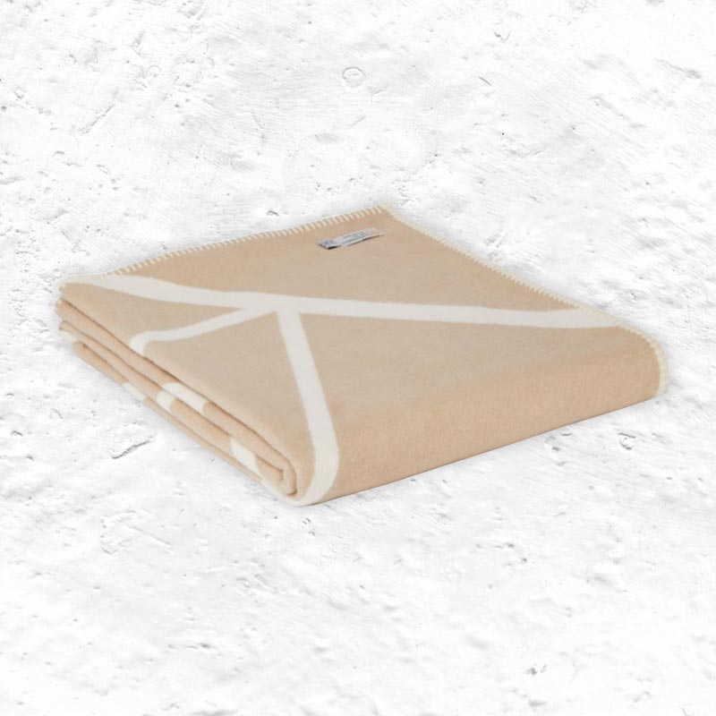 Twig Cotton Throw in Vintage colourway by Tweedmill