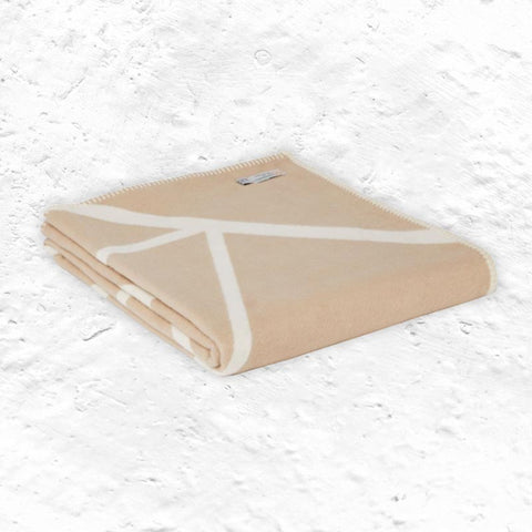 Twig Cotton Throw in Vintage colourway by Tweedmill
