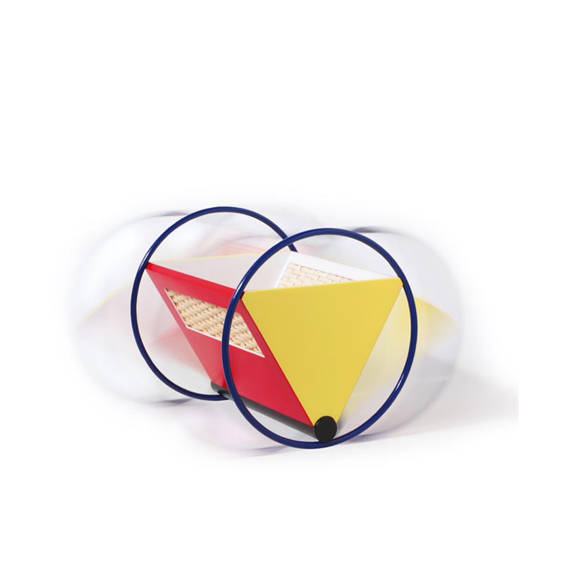 Bauhaus Cradle, des Peter Keler 1922, crafted as a collectors' miniature replica by Naef