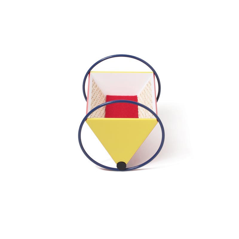 Bauhaus Cradle, des Peter Keler 1922, crafted as a collectors' miniature replica by Naef