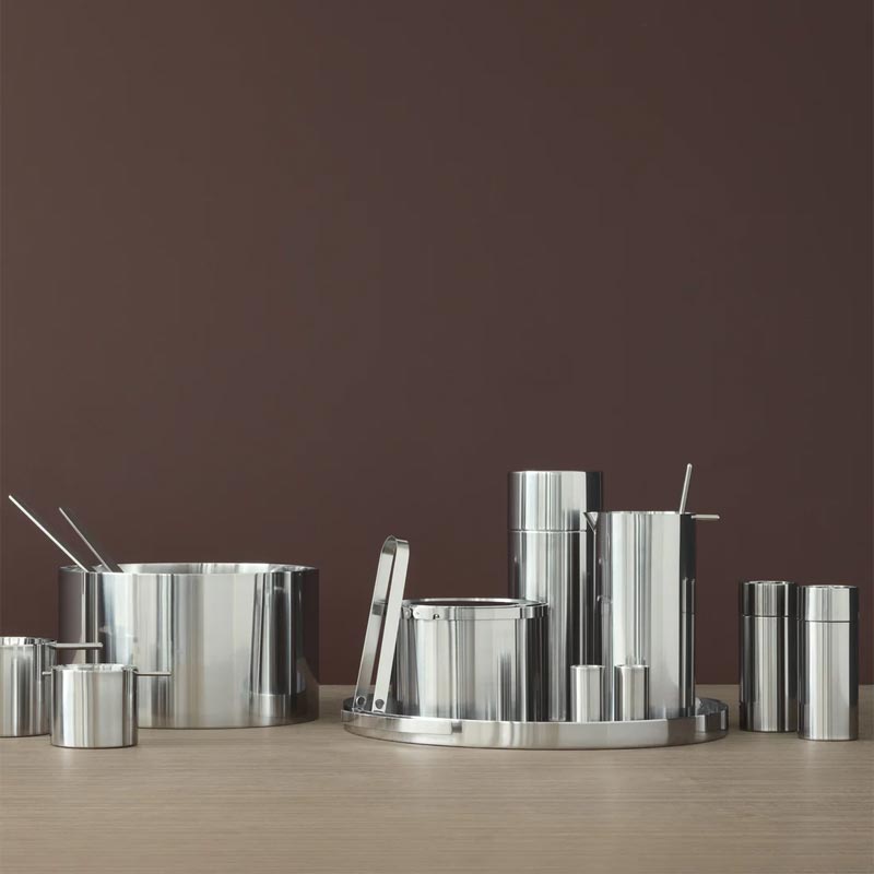 AJ Cylinda-Line Salad Servers, des. Arne Jacobsen for Stelton