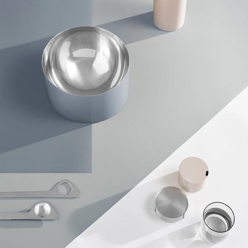 AJ Cylinda-Line Salad Servers, des. Arne Jacobsen for Stelton