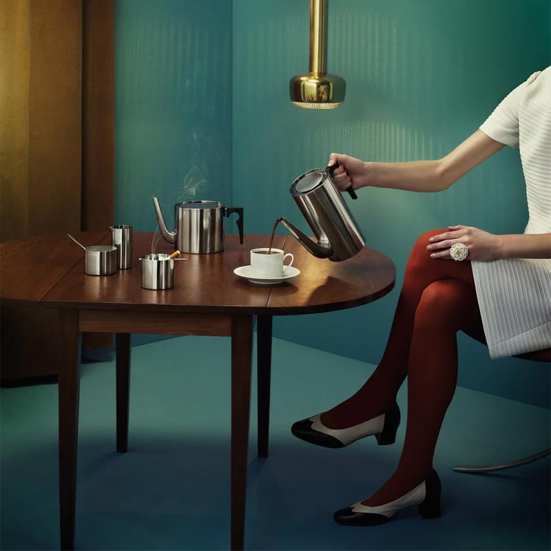 Cylinda Line small ashtray - des. Arne Jacobsen for Stelton