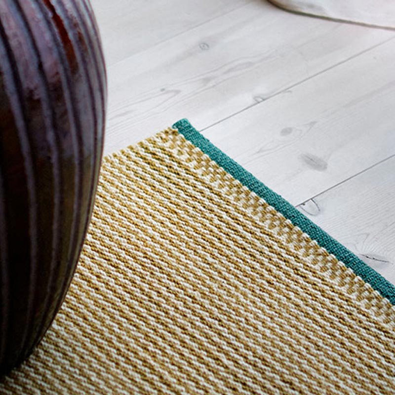 Daisy Hand Woven Rug - Hay/off white - 170 x 240 cm - des. Lisbet Friis for Fabula Living