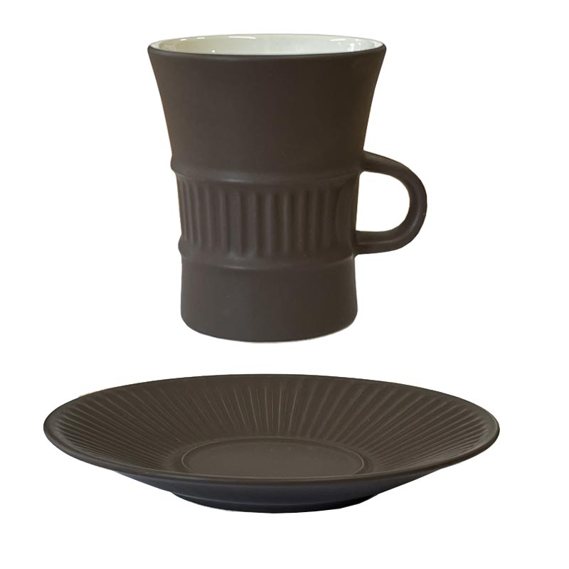 Flamestone Cup & Saucer, by Dansk