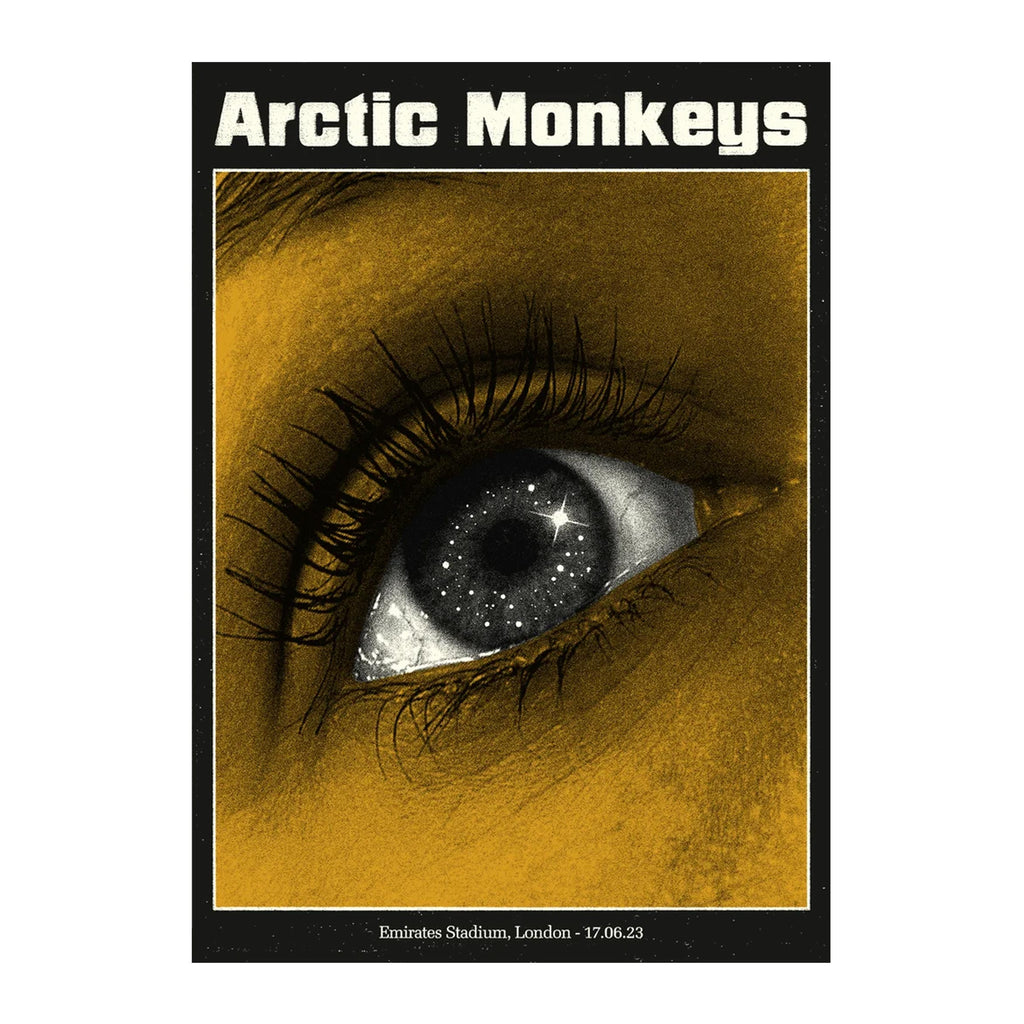 Arctic Monkeys, London 17/06/23 poster by Tommy Davidson-Hawley - hand pulled 3-colour screenprint, signed artist's edition