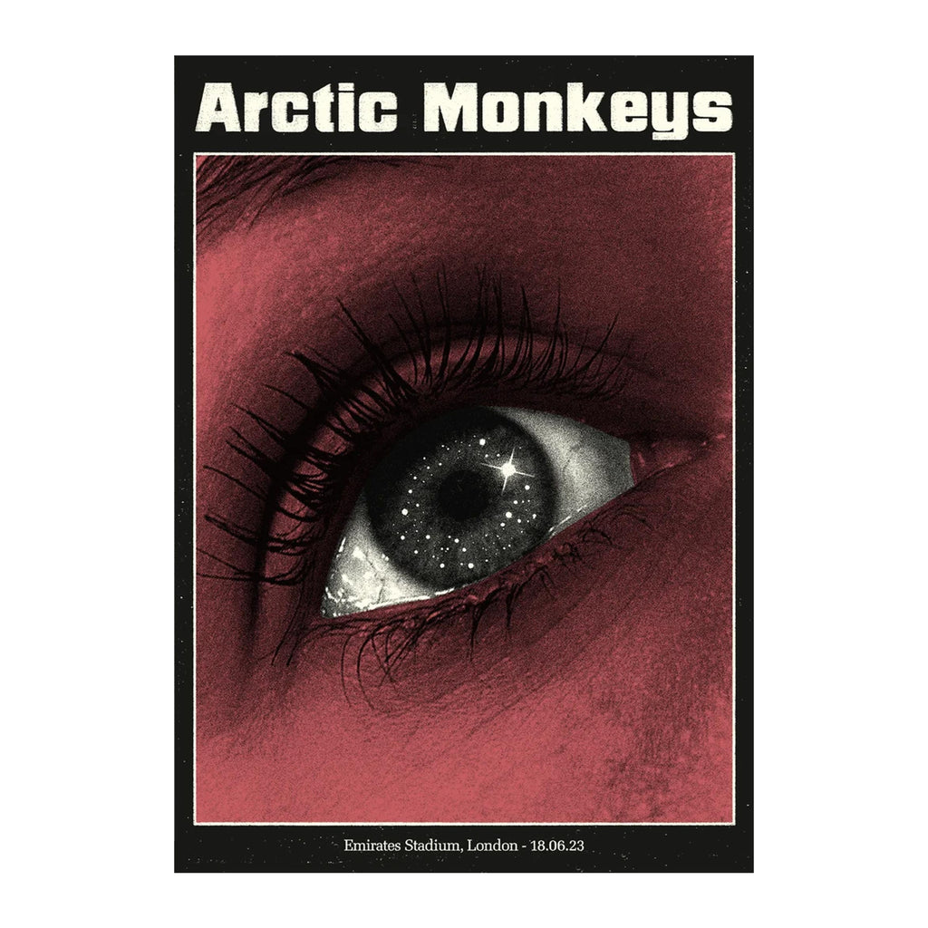 Arctic Monkeys, London 18/06/23 poster by Tommy Davidson-Hawley - hand pulled 3-colour screenprint, signed artist's edition