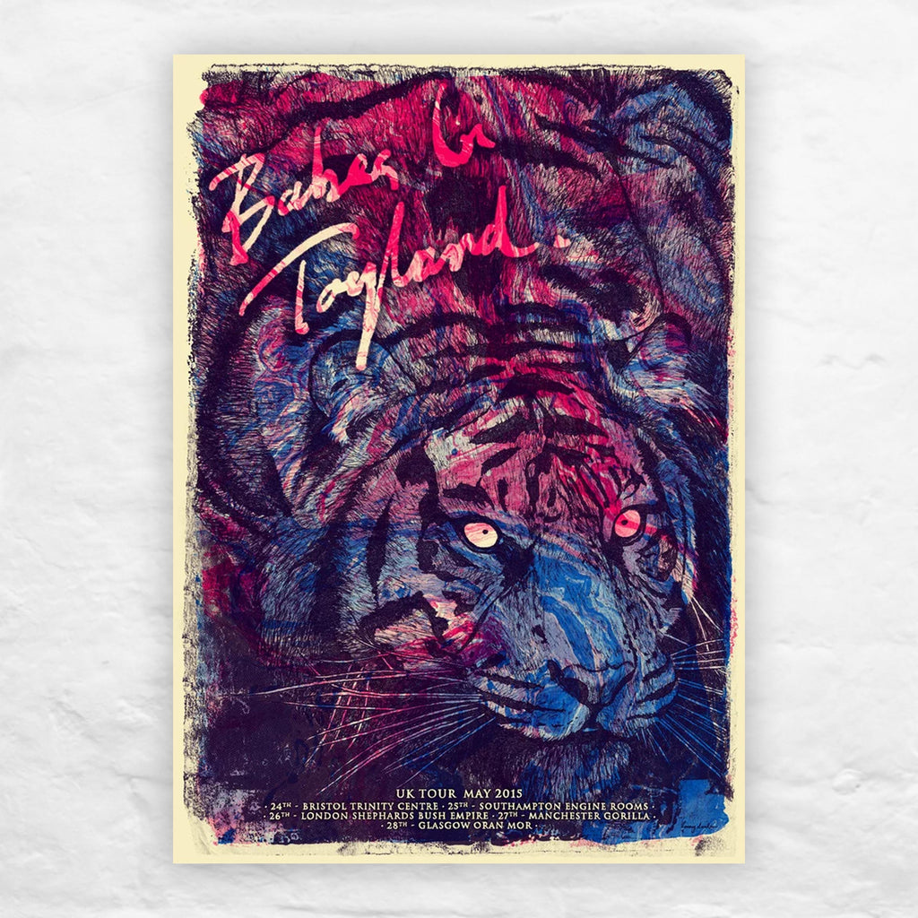 Babes in Toyland poster by Tommy Davidson-Hawley - signed, hand pulled 3 colour screenprint, artist's proof