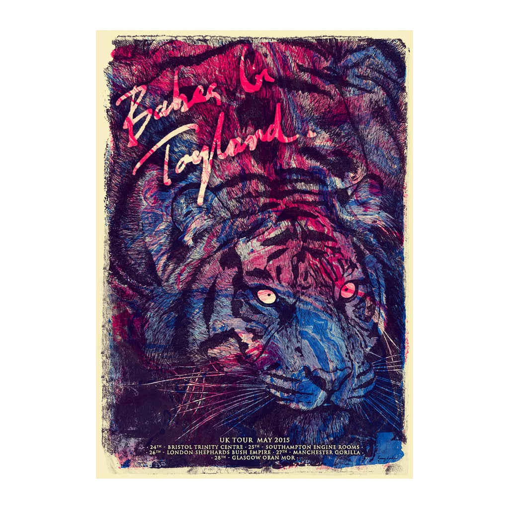 Babes in Toyland poster by Tommy Davidson-Hawley - signed, hand pulled 3 colour screenprint, artist's proof