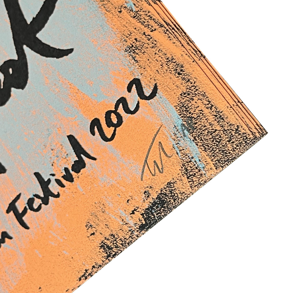 Kae Tempest poster by Tommy Davidson-Hawley - hand pulled 3 colour screenprint