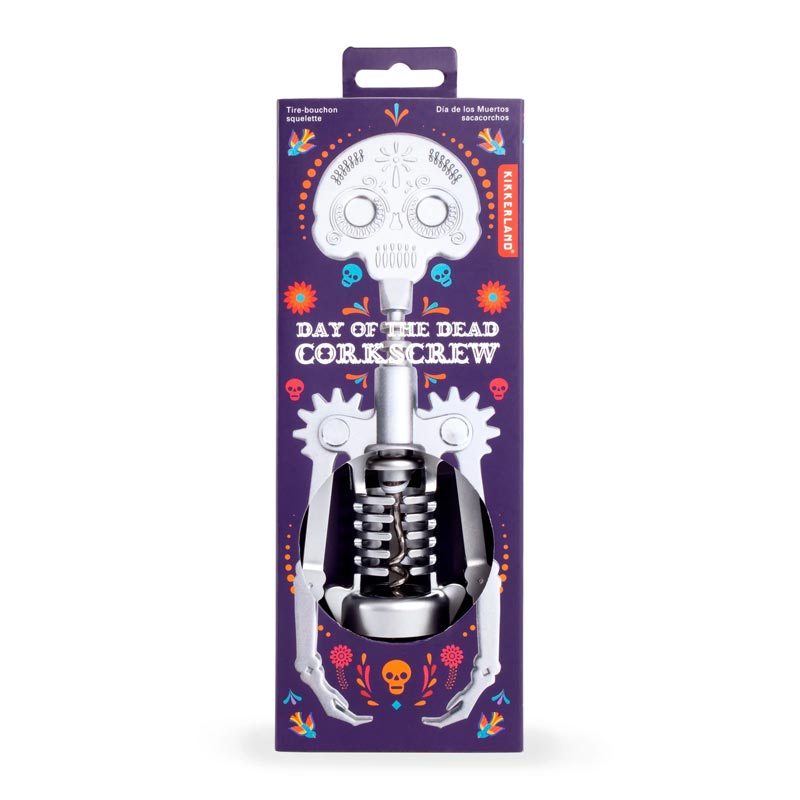 Day of the Dead Corkscrew, des. Ariel Rojo and Stephanie Suárez for Kikkerland