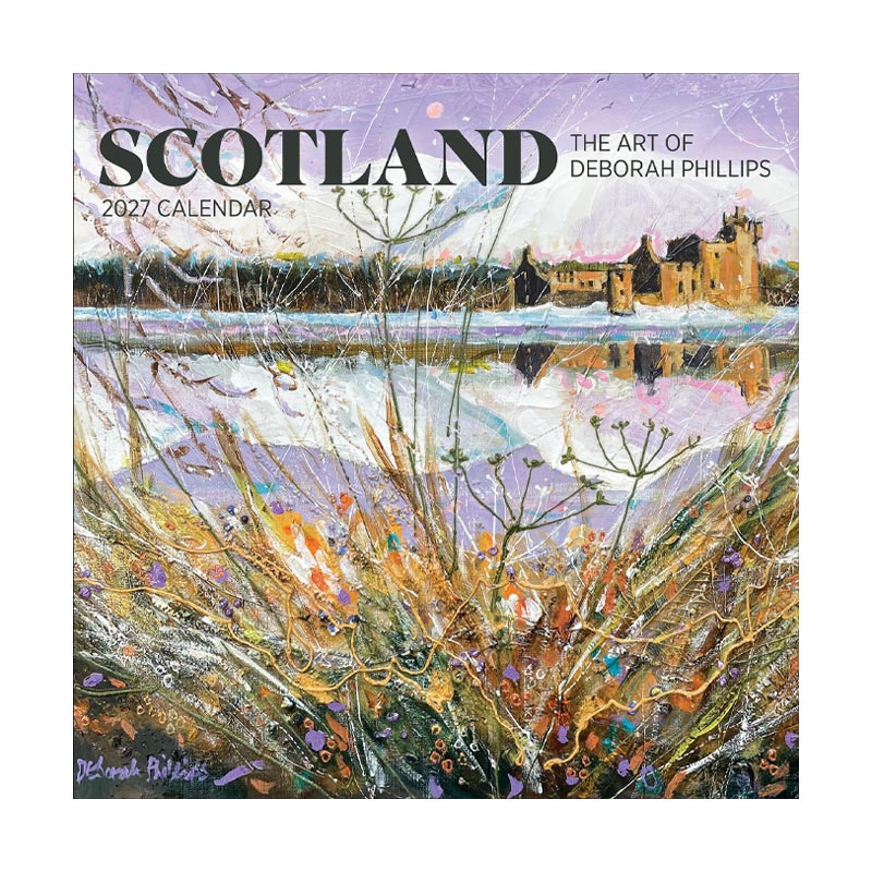 Scotland: The Art of Deborah Phillips Wall Calendar 2027