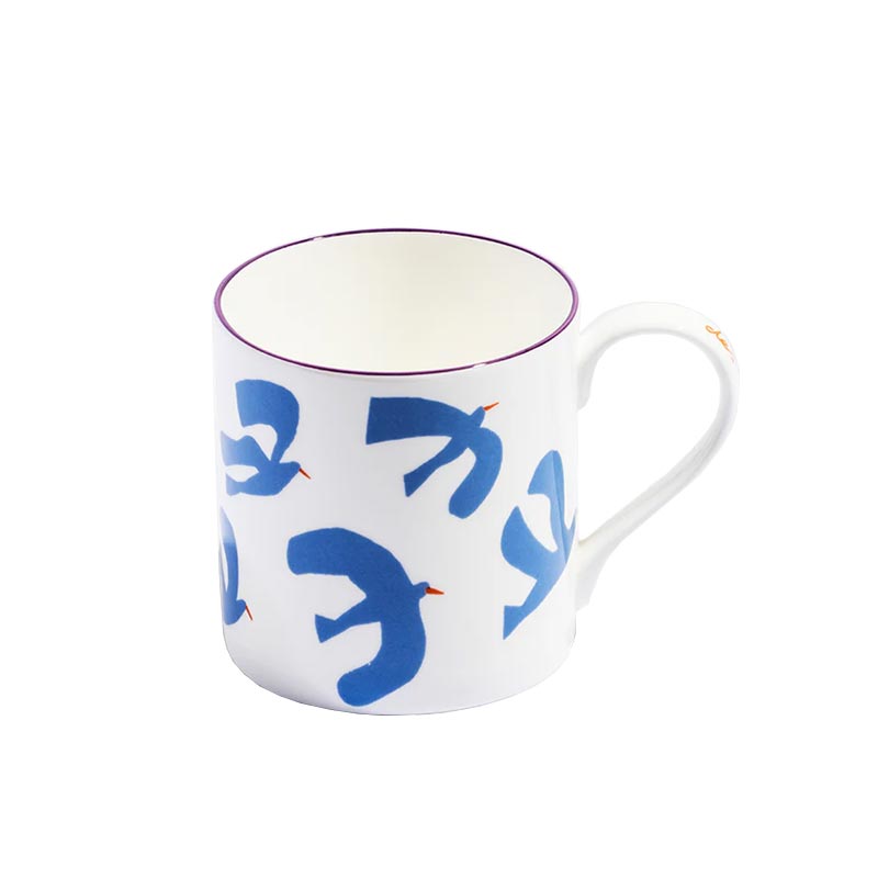 Des Oiseax Mug, des. Max Machen for Richard Brendon x Print Club London