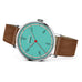 New Bauhaus - Dessau 1925, Turquoise, by Walter Gropius Watches