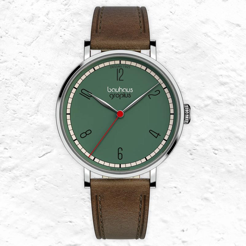 New Bauhaus - Dessau 1925, Petrol, by Walter Gropius Watches