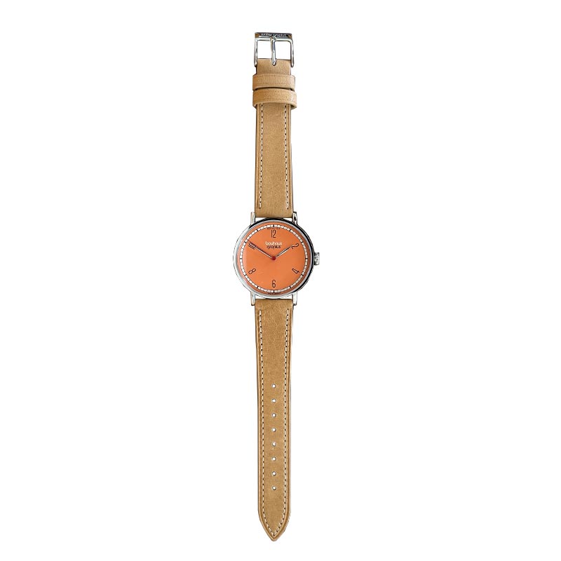 New Bauhaus - Dessau 1925, Orange, by Walter Gropius Watches