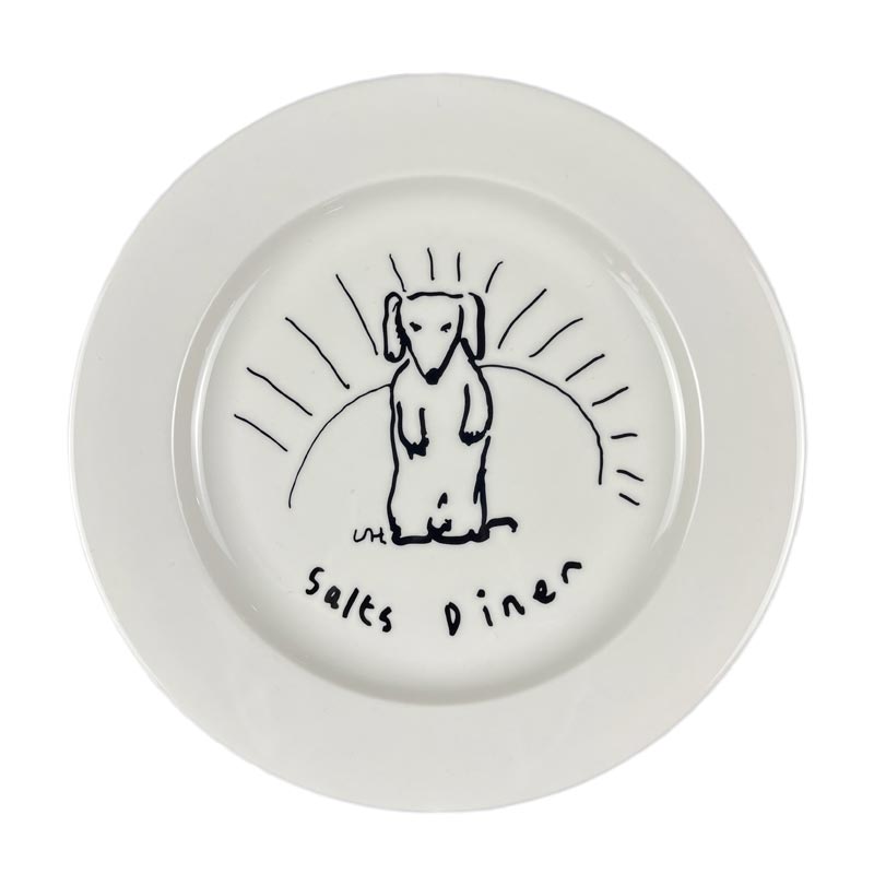 David Hockney Diner Dog Plate, Small - 20.25cm diameter