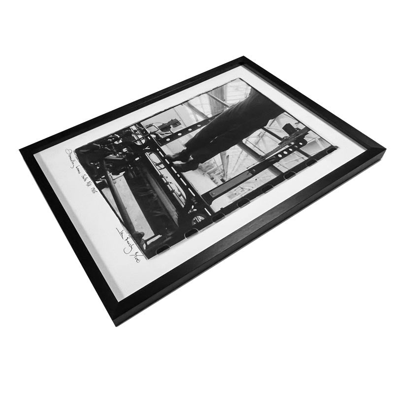 Dismantling The Looms, Salts Mill, 1986 by Ian Beesley - signed limited edition framed print