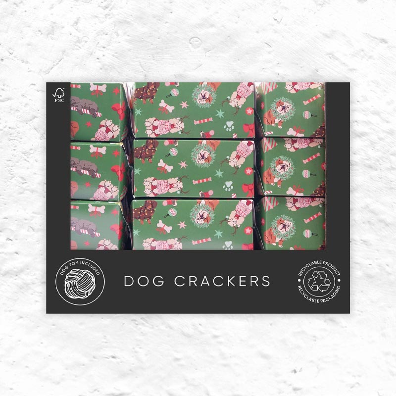 Dog Design Christmas Cracker by Heart & Soul Studio