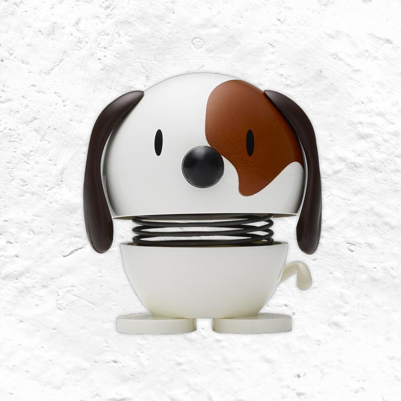 Hoptimist Dog - white