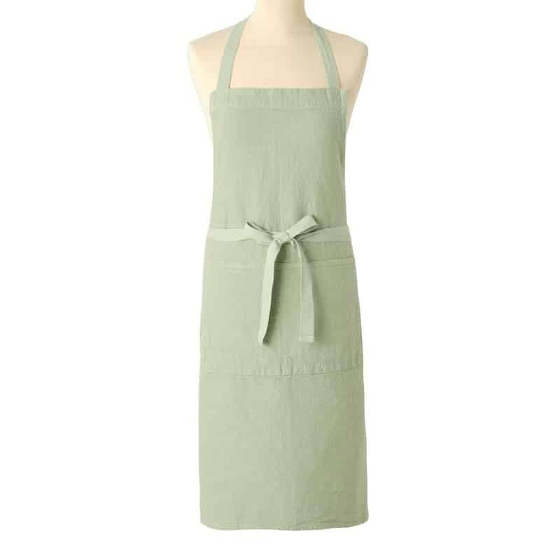 Doudou 100% Linen Apron - Pistachio - by Charvet Editions