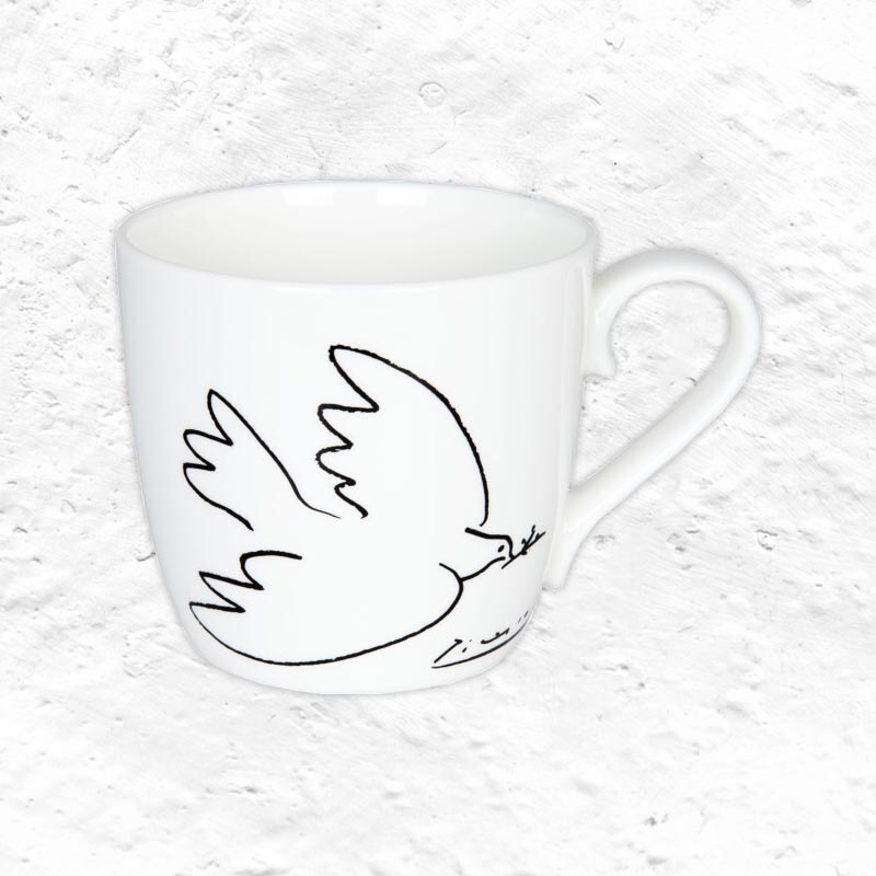 Pablo Picasso Dove of Peace Bone China Mug by Könitz