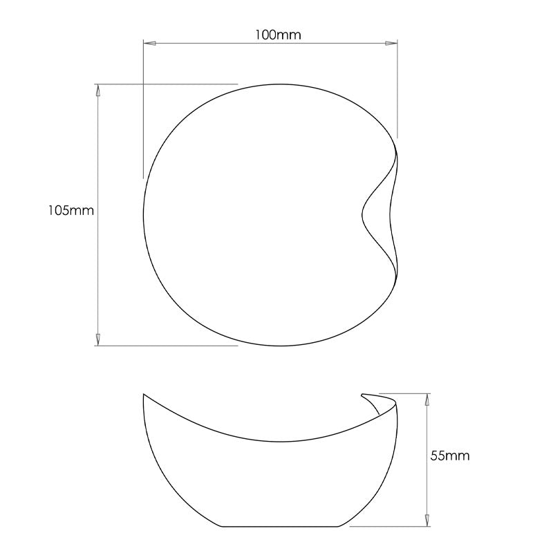 Drift mini bowl by Robert Welch