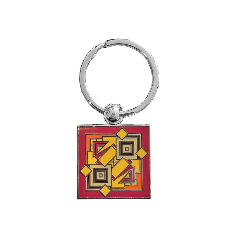Frank Lloyd Wright "Dynamo" Keyring, produced by ACME