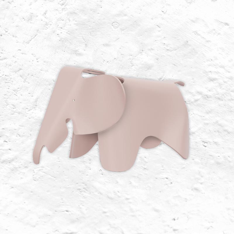 Eames Elephant - Small, Pale Rose - des. Charles and Ray Eames, 1945