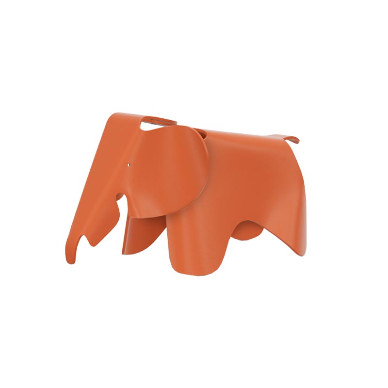 Eames Elephant - Small, Red Orange - des. Charles and Ray Eames, 1945