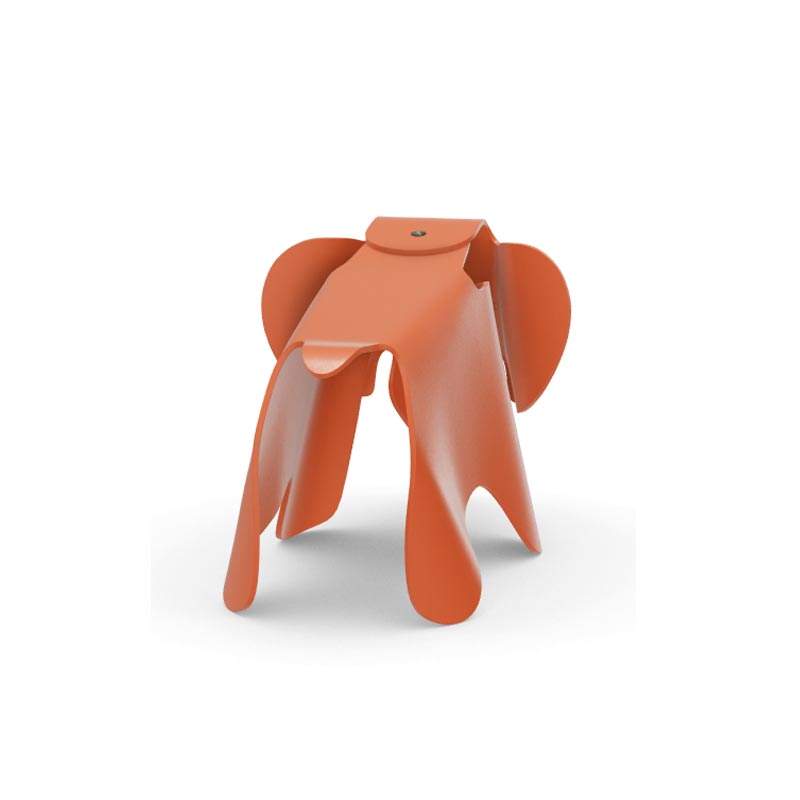Eames Elephant - Small, Red Orange - des. Charles and Ray Eames, 1945
