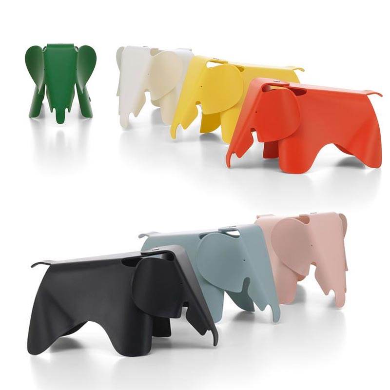Eames Elephant - Small, Pale Rose - des. Charles and Ray Eames, 1945