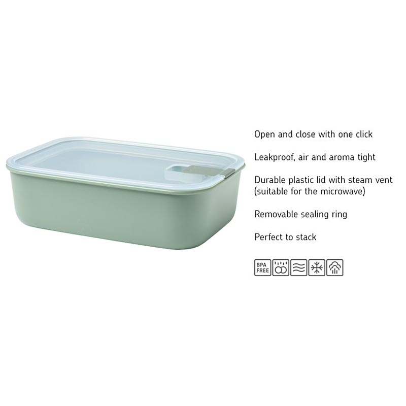 Mepal Nordic Sage Easy-Clip storage box - 1500ml