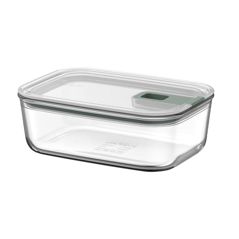 Nordic Sage Easy-clip glass storage box - 1000ml
