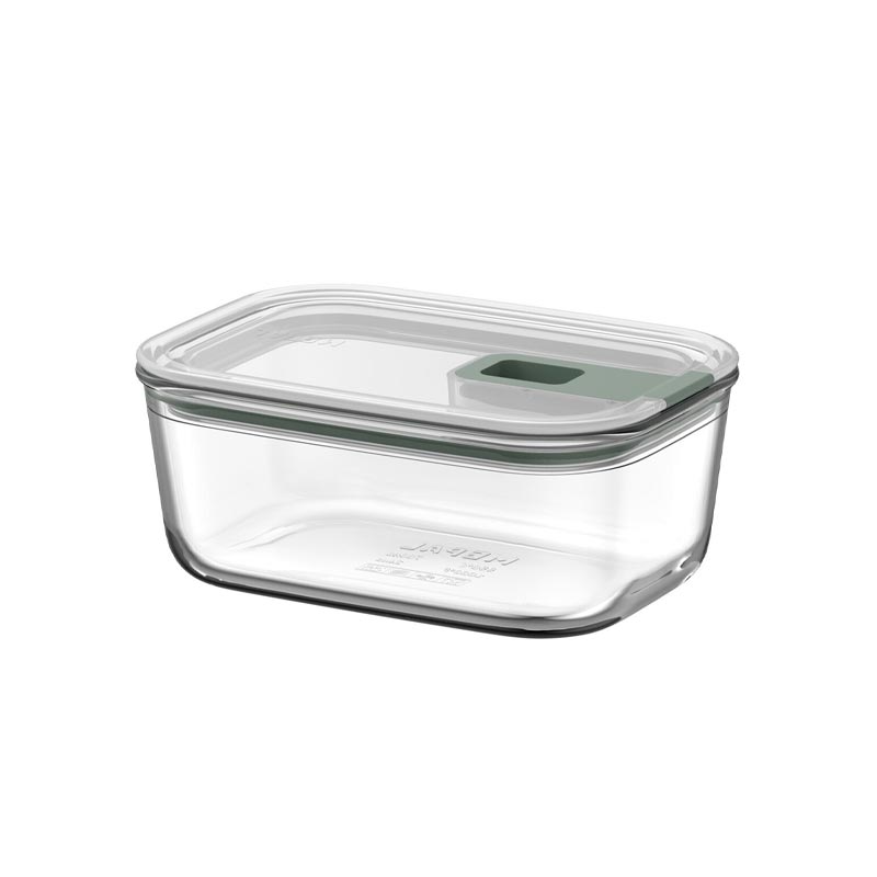 Nordic Sage Easy-clip glass storage box - 700ml