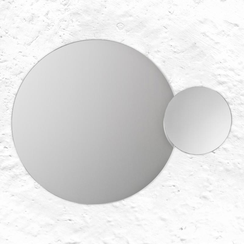 Eclipse mirror - oak - des. Lincoln Rivers for Wireworks