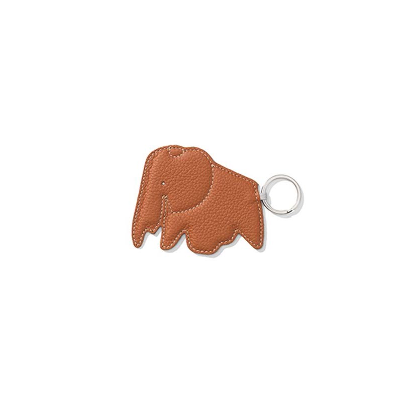Elephant Keyring (Cognac) - des. Hella Jongerius 2015 (made by Vitra)