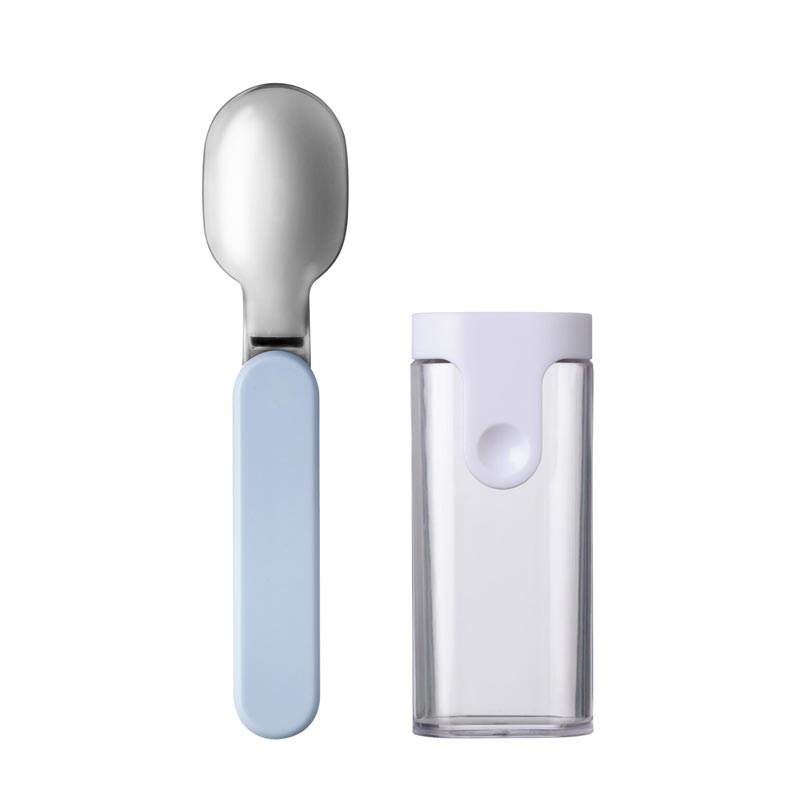 Folding Spoon Ellipse - Nordic Blue - by Mepal