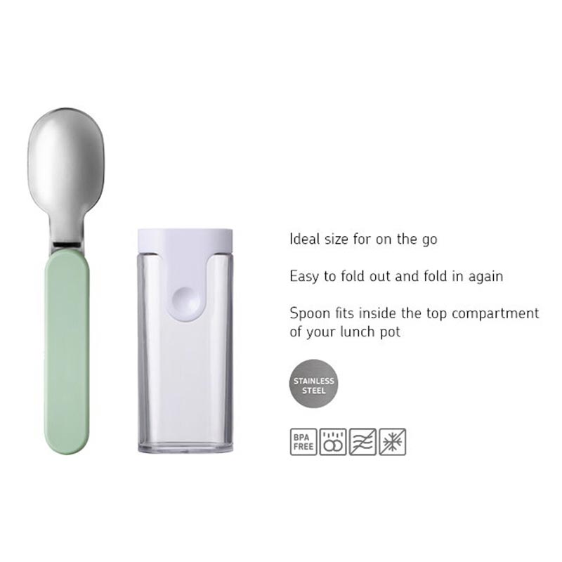 Folding Spoon Ellipse - Nordic Sage - by Mepal