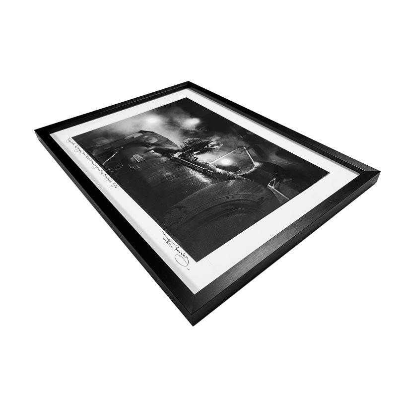 'Elizabeth', The Engine Shed, Esholt Sewage Works - signed framed print, Bradford, 1976 by Ian Beesley