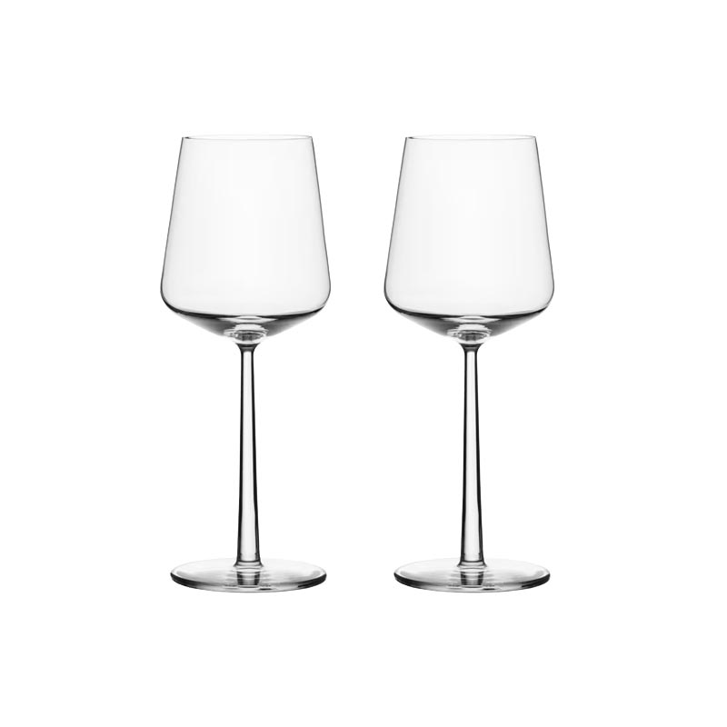 Set of 2 Essence red wine glasses des. Alfredo Häberli for Iittala