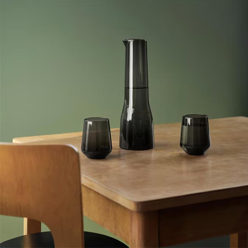 Set of 2 Essence tumblers - 35cl - dark grey - des. Alfredo Häberli for Iittala