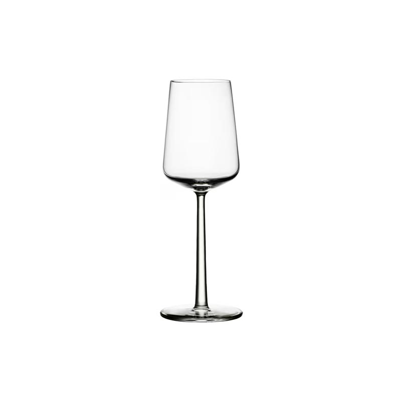 Set of 2 Essence white wine glasses des. Alfredo Häberli for Iitala