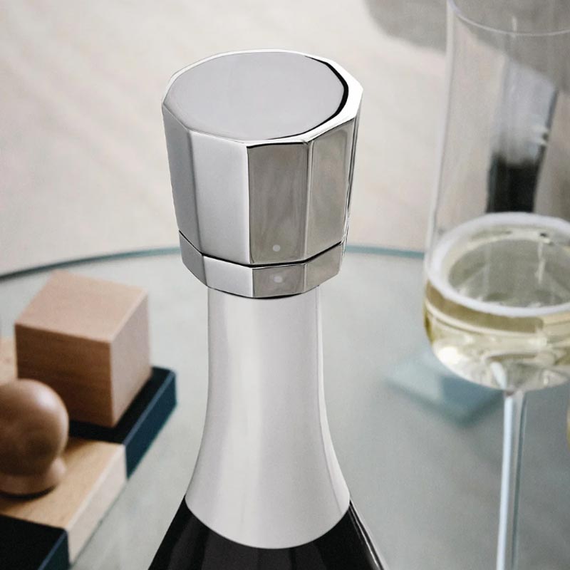 Eugenia Champagne Stopper - des. Naoto Fukasawa for Alessi