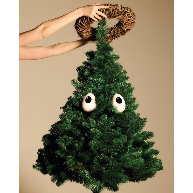 Holly Treebies - Set of 2 Hand-Painted Baubles - des. PlayLab for Alessi