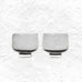 FLOW Set of 2 Drinking Glasses - 7cm, 220 ml - Smoke - des. Theresa Rand for blomus