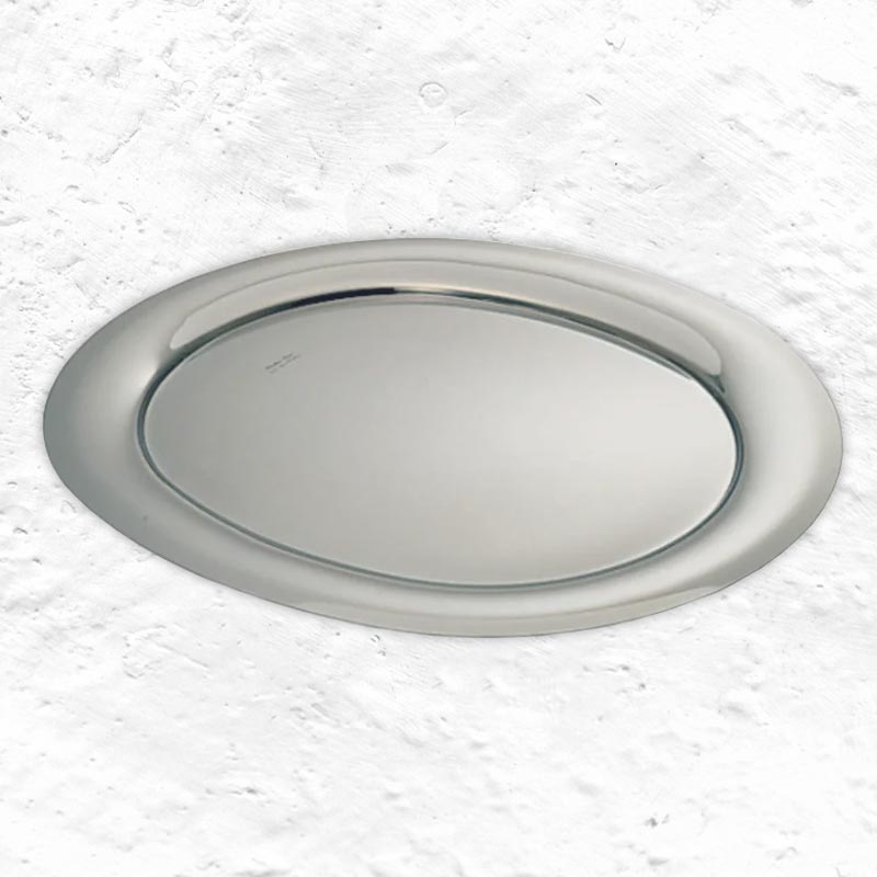 Finlandia oval tray des. Tapio and Sami Wirkkala for Serafino Zani