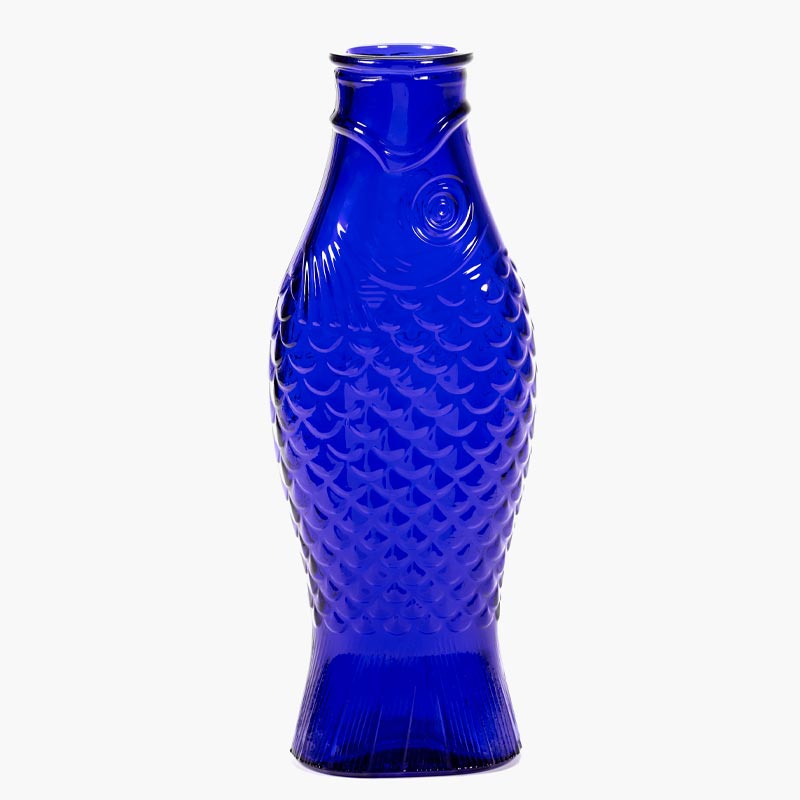 Fish & Fish Carafe - Cobalt Blue - des. Paola Navone for Serax