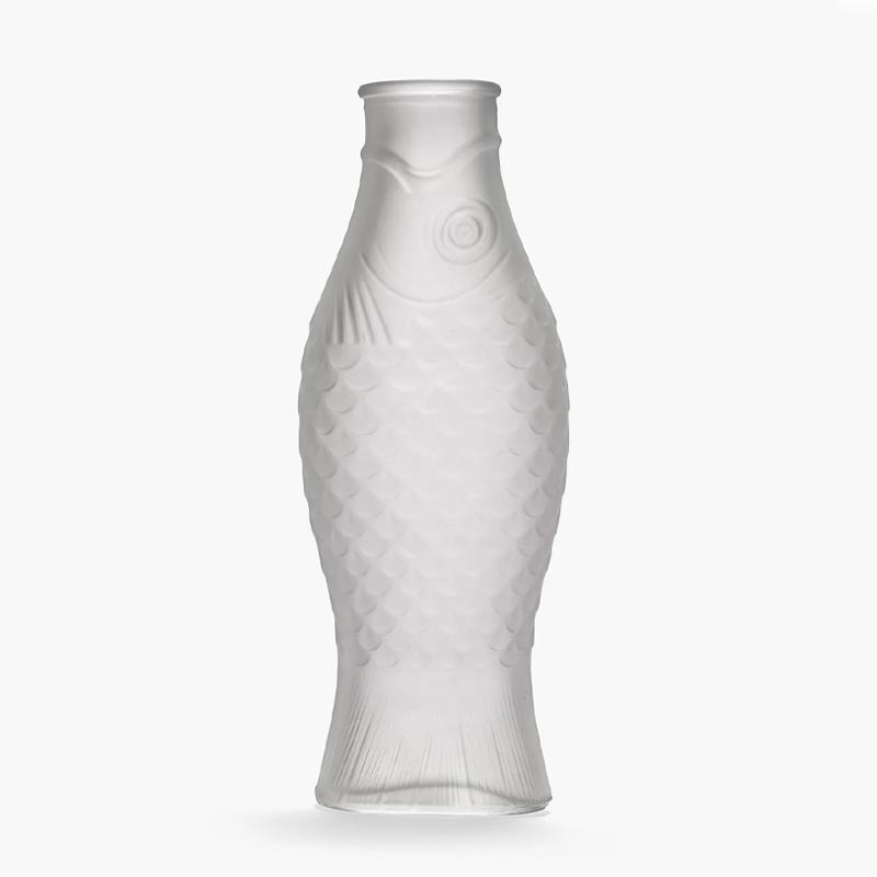 Fish & Fish Carafe - Frosted White - des. Paola Navone for Serax