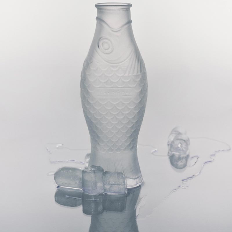 Fish & Fish Carafe - Frosted White - des. Paola Navone for Serax